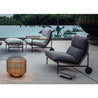 Gloster Zenith Lounge Chair (teak arms) (incl cushions)