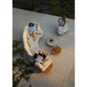 SunWeave Cloud Ceramic Coffee Table