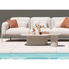 SunWeave Wave Coffee Table 42cm (Sintered Stone Top)