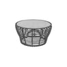 Cane-Line Basket coffee table medium with ceramic top