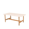 Cane-Line Twist Coffee Table Rectangle (teak frame)