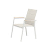SunWeave Como Padded Armchair (teak arms)